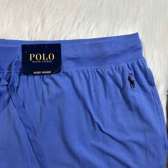Polo Ralph Lauren Men's Size 4X Blue Lightweight Lounge Sleep Jogger Pants - Picture 6 of 10